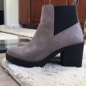 Chunky Heel Booties